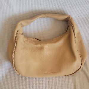 Aimee Kestenberg Beige Leather Hobo Bag